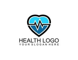 Medical Logo Health Icon isolated on White Background. Flat Vector Logo Design Template Element