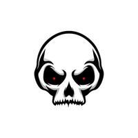 human skull vector, horror vector