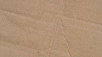 Stop motion animation texture of cardboard or brown paper. abstract texture as background video