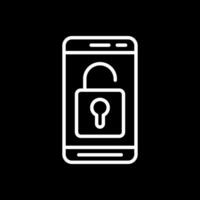 Mobile Unlock  Vector Icon Design