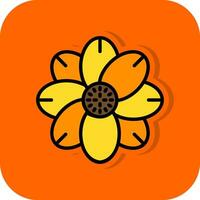 Arctic flower Vector Icon Design