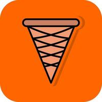 Ice cream cone Vector Icon Design