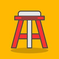 Stool Vector Icon Design