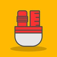 Pencil Case Vector Icon Design