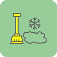 Snow shovel Vector Icon Design