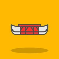 Eskimo kayak Vector Icon Design