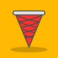 Ice cream cone Vector Icon Design