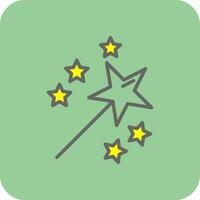 Magic Wand Vector Icon Design