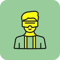 Virtual Reality Vector Icon Design