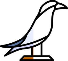 Arctic tern in flight Vector Icon Design