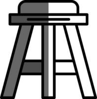 Stool Vector Icon Design