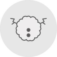 Snowball Vector Icon Design