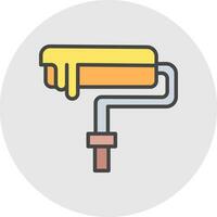 Paint Roller Vector Icon Design