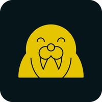 Walrus Vector Icon Design