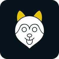 Husky Vector Icon Design