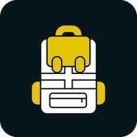 Backpack Vector Icon Design