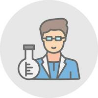 Scientist Vector Icon Design