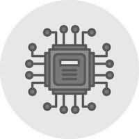 Computer Chip Vector Icon Design