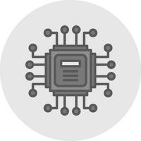 Computer Chip Vector Icon Design