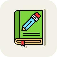 Sketchbook Vector Icon Design