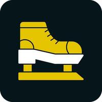 Ice skate Vector Icon Design