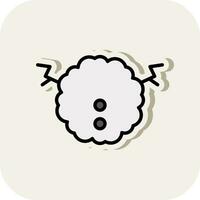 Snowball Vector Icon Design