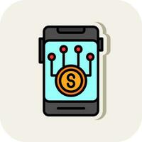 Digital Money Vector Icon Design