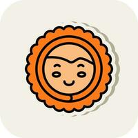 Eskimo child Vector Icon Design