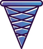 Ice cream cone Vector Icon Design