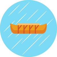 esquimal kayac vector icono diseño