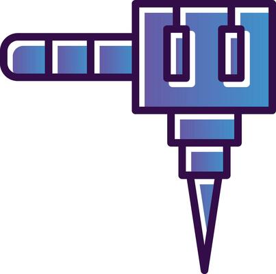 Tatoo Machine Vector Icon Design