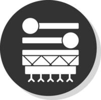 Inuit drum Vector Icon Design