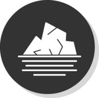 Iceberg arch Vector Icon Design