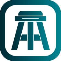 Stool Vector Icon Design