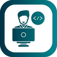 Programmer Vector Icon Design
