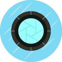 Camera Lens Vector Icon Design