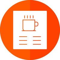 diseño de icono de vector de menú de café