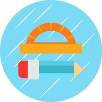 Protractor Vector Icon Design