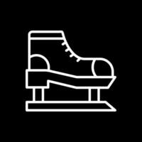 Ice skate Vector Icon Design