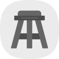 Stool Vector Icon Design