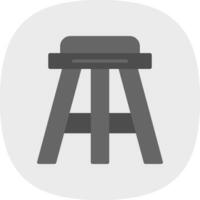 Stool Vector Icon Design