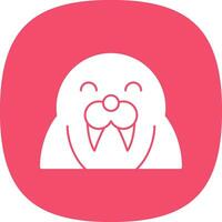 Walrus Vector Icon Design