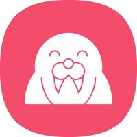 Walrus Vector Icon Design