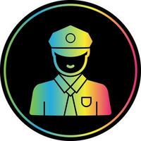 Security Guard Vector Icon Design