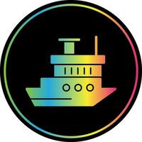 Icebreaker ship Vector Icon Design