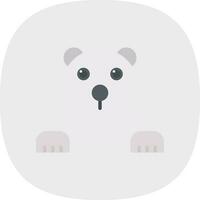 Polar bear Vector Icon Design