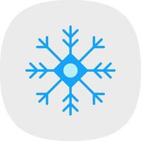 Ice crystal Vector Icon Design