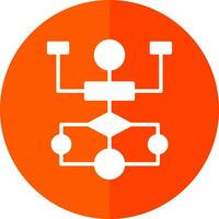Flow Chart Vector Icon Design