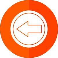 Left Arrow Vector Icon Design