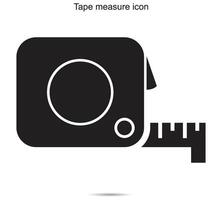 Tape measure icon, vector illustration.